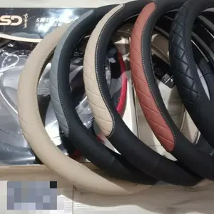 SARUNG STIR KULIT PREMIUM MOBIL MITSUBISHI XPANDER DELICA MIRAGE OUTLANDER PAJERO SPORT