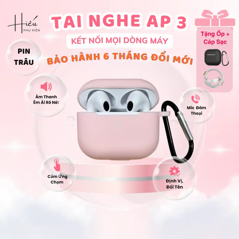 Tai Nghe Bluetooth A.P3 Âm Thanh Êm Ái Rõ Nét, Thiết Kế Sang Trọng. Đầy Đủ Tính Năng. Pin Trâu. Nghe Gọi. Chơi Game. Bảo Hành 6 Tháng Lỗi Đổi Mới, Tặng kèm ốp, cáp sạc