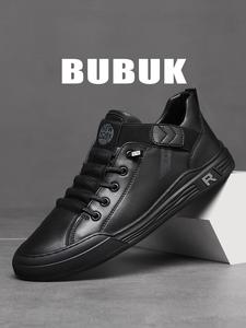 BUBUK メンズ ビジネスカジュアルシューズ、ファッショナブルなローカットレースアップブーツ、アウトドア向け必須ハイキングブーツ