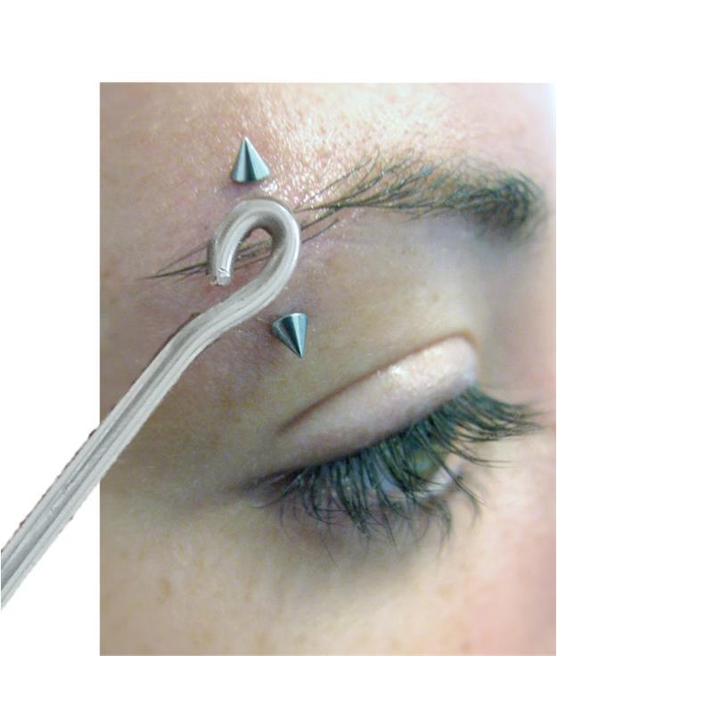 Product Introduction of YuYo stainless steel body parts piercing sliding clamp (tool) for small areas 7