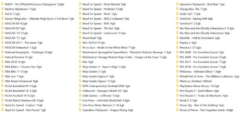Product Introduction of Harddisk External PS3 with games 9