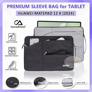 Sleeve untuk Tablet Huawei Matepad 12X 12 X Tab Tablet PC Papermatte 12 Inch Inci 2024 ORIGINAL Sleeve Bag Tas Pouch Sarung Case Casing Cover Waterproof Water Proof Resistant Tahan Anti Air Mate Pad Paper Mate Matte Papermate