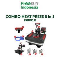 Gambar FREESUB - Mesin Press Kaos, Sepatu, Topi, Pulpen, Mug, Piring P8001X (5 in 1 / 8 in 1/ 11 in 1) - Combo Heat Press All In One untuk Kaos, Bag, Puzzle, Plat Aluminium, Bantal, Mug, Piring (DTG, DTF, Polyflex, Sublime, Transfer Paper, Platisol, Rubber) - 5 in 1, Surabaya dari Sun Indonesia Kota Surabaya 4 Tokopedia