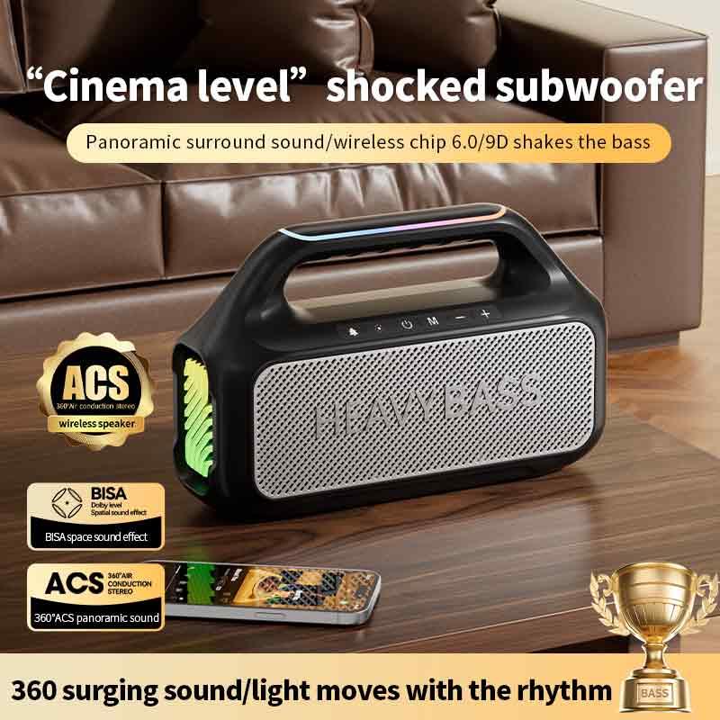   ĐỘC QUYỀN TIKTOK SHOP  Loa bluetooth Heavy Bass 14 chính hãng loa cầm tay di động âm bass mạnh 