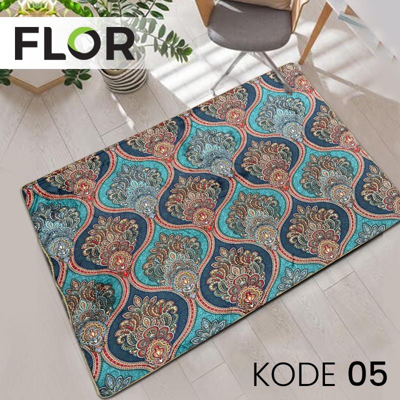 Karpet Lantai Empuk Busa Malaysia Bahan Kain Flanel Polyester Size 140x190 (Medium) Carpet 6