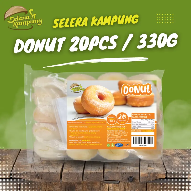 Selera Kampung Donut 20pcs / 330g