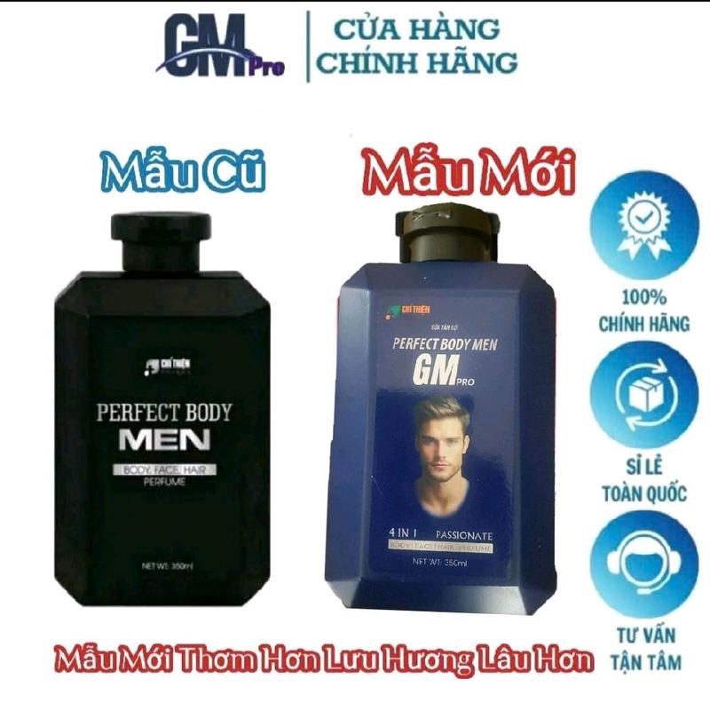 Sữa Tắm gội 4in1 Hương nước hoa Pháp Perfect Body Men Chính Hãng 350 ml . Hương thơm Nam tính quyến rũ tiện lợi Massage Gel Hyaluronic Acid sữa tắm cho nam trắng da