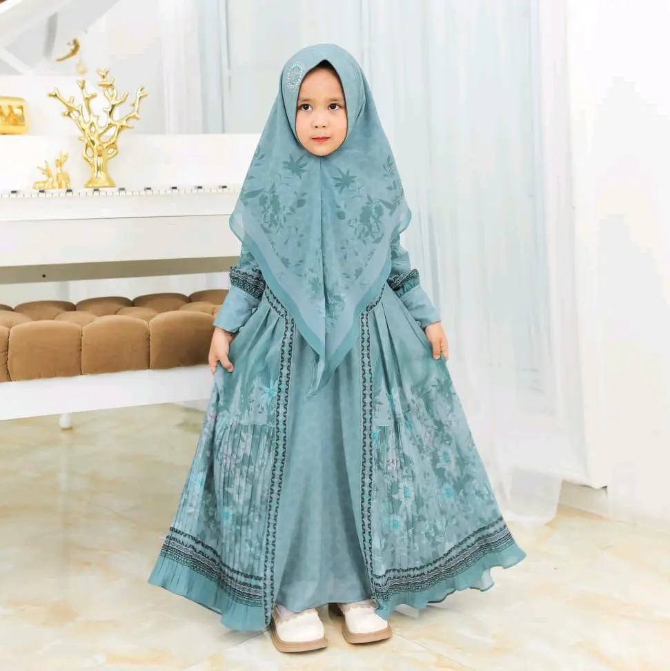 (khusus gamis anak) Gamis couple ibu anak 2025 khalisa syari by AC original