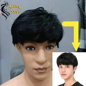 WIG RAMBUT PALSU COSPLAY PRIA COWOK TWO BLOK KOREAN kode W-012