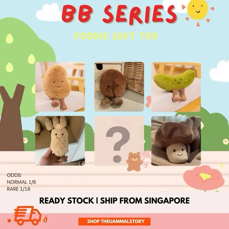Bbag soft toy yummy food series