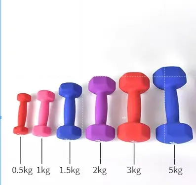 DUMBELL BARBEL 2 KG Vinty isi 1 pcs cewek & cowok gym Neoprene barbel mini Otot 1