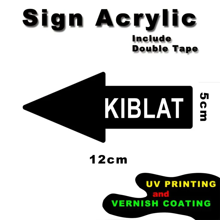 Sign Board Akrilik KIBLAT UV Print Acrylic Varnish Coating SAUV10
