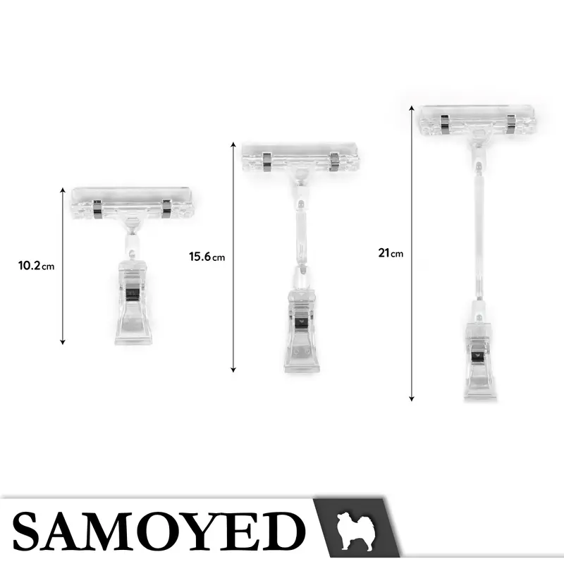 Klip / Penjepit / Jepitan Label Produk / Harga / Promo / Obral / Price / Advertising / Sale Sign / Tag / Display / Label Clip / Holder / Hanger Samoyed SNCL-TN2 1