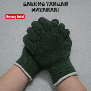 SARUNG TANGAN KERJA BENANG TEBAL MEREK MATAHARI