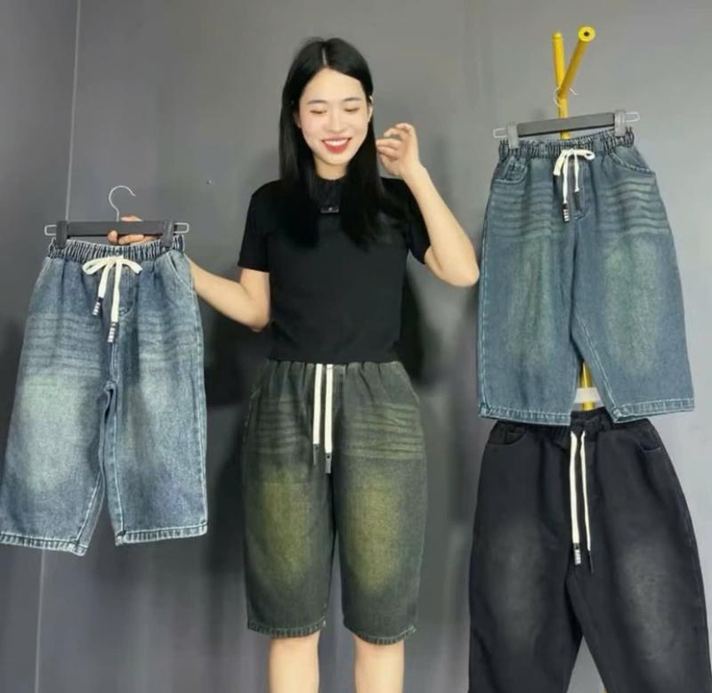 M678 Quần Jean Ngố Lửng Basic Hot Trend 2025 Chống Nhăn Không Ra Màu Mặc Siêu Mát Chất Bò Xịn