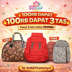 Promo Hemat 100k dapat 3 Tas