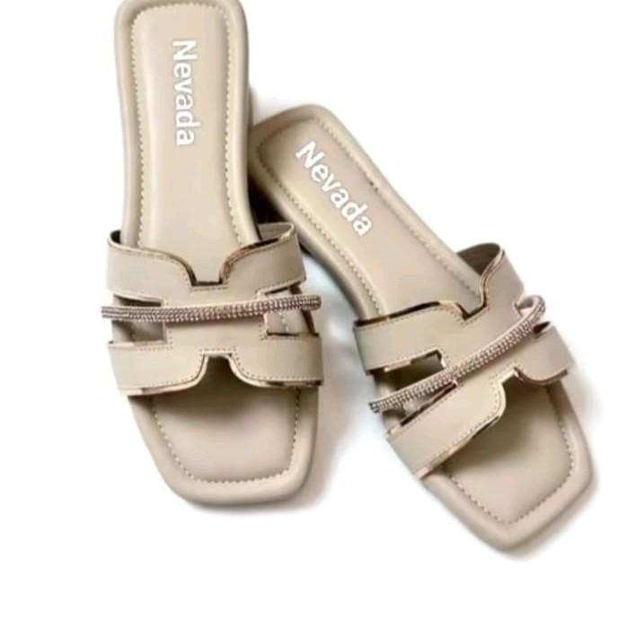 Sandal Wanita Slop H Blink Blink Model Terbaru Karet - Sendal, Shoes tali 4