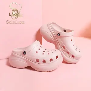 SoleLuxe Cross Classic Bae Clog Sandal wanita Cross classic Bae Clog platform woman