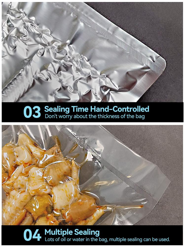Product Introduction of Nozzle Vacuum Sealer Works with Smooth Bag Portable Machine Sealer Machine Vacuum Bag 7