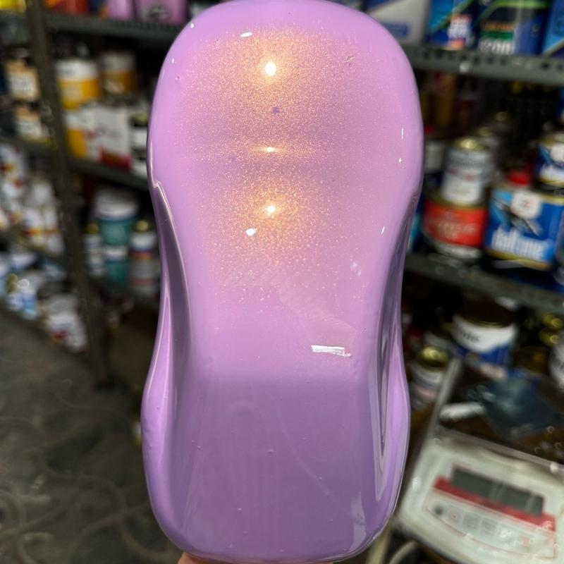 Lilac Goldy Effect PU Custom Colors 3