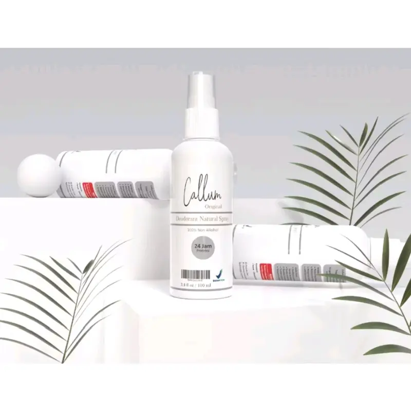 Callum Deodorant Spray Tawas Cair 100ml Menghilangkan Bau Badan dan Bau Ketiak Original 1