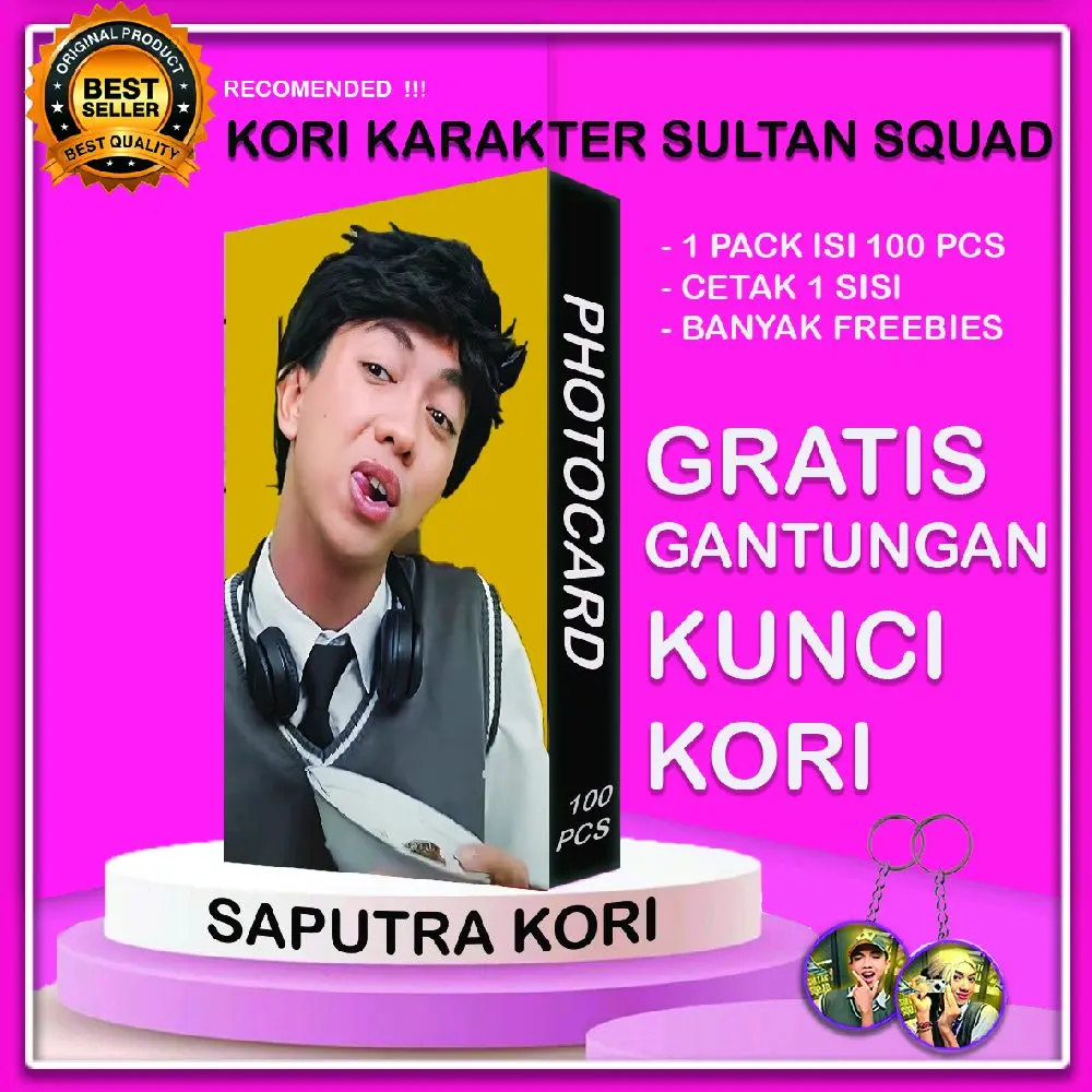 PREMIUM 100 PCS Photocard KORI SULTAN SQUAD