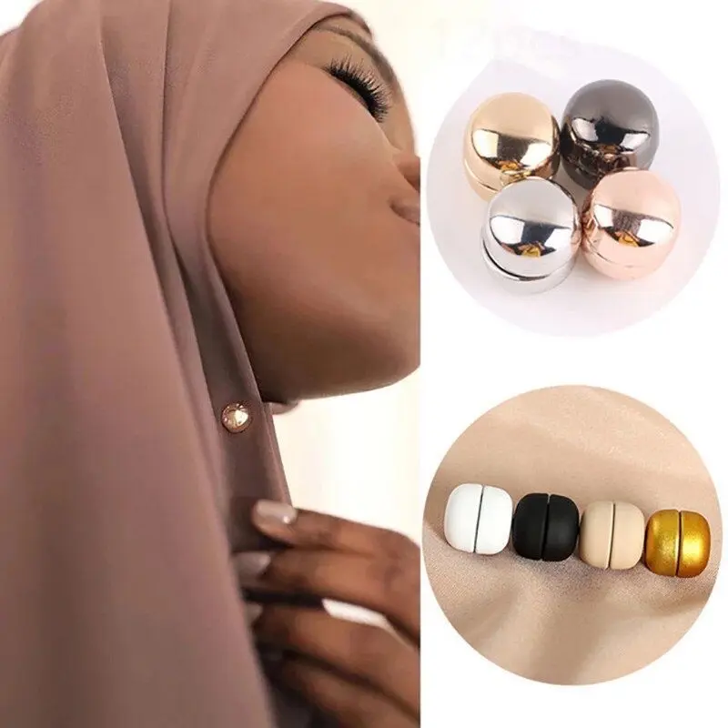 Pin Magnet Kerudung - Anti Slip Magnet Bros Aksesoris Peniti Muslim / By Seosyi Jilbab Wanita