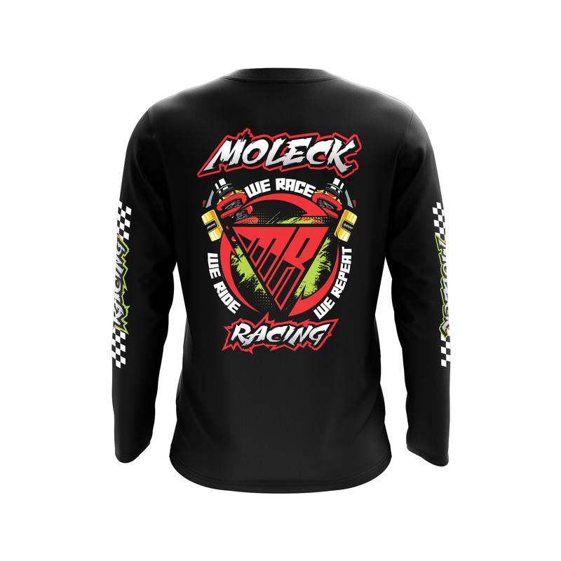 Moleck Racing P5 Tshirt MoleckRacing X We ride race repeat premium ...