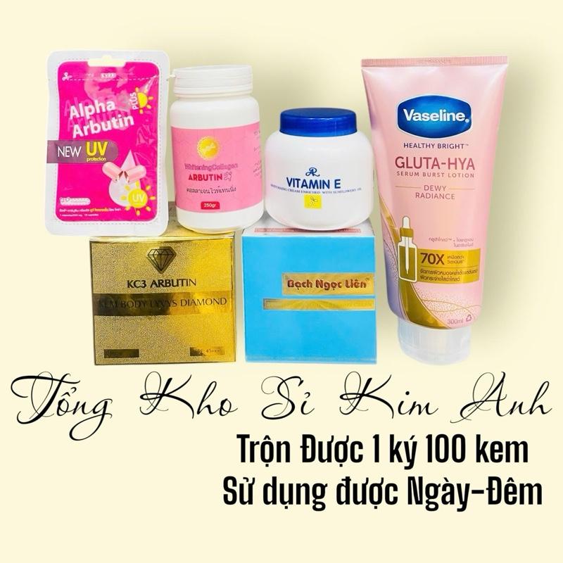COMBO BẠCH NGỌC LIÊN XANH trắng nhanh
