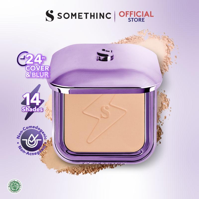 SOMETHINC Copy Paste COVERBLUR Powder Foundation 12g | Two Way Cake [free peeling serum] 6
