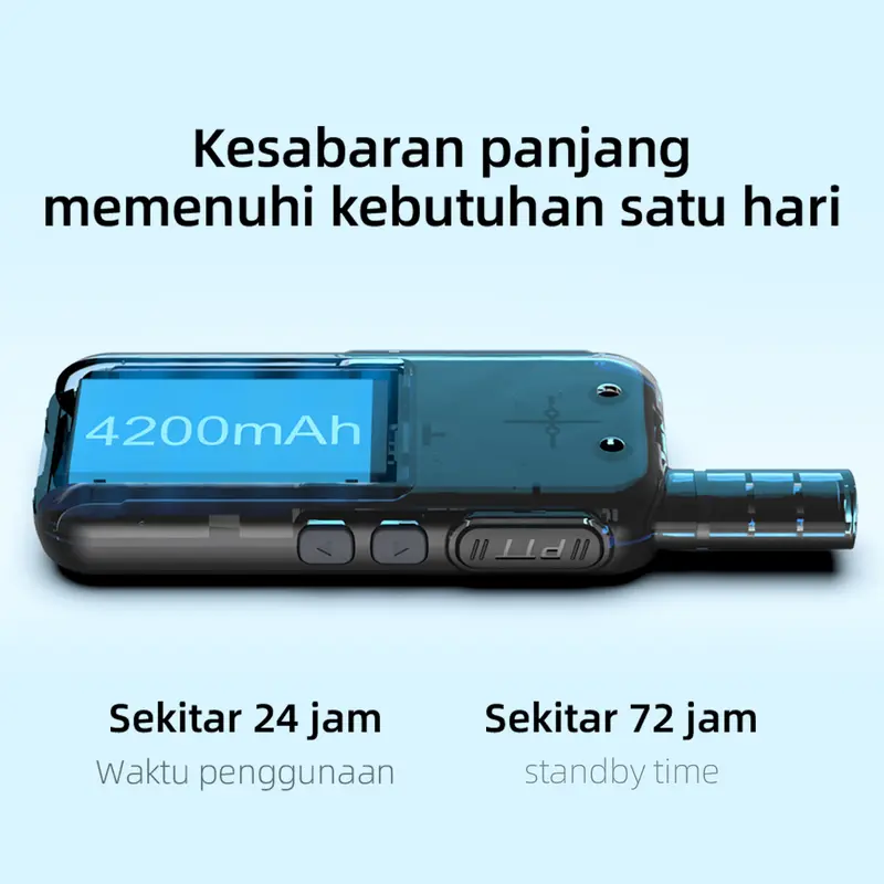 KSUN ht jarak jauh 5km murah walkie talkie UHF  handy talky 4200mAh 5