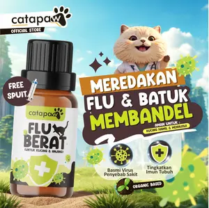 Catapaw Obat Flu Berat Demam Pilek Bersin Kucing dan Anjing Guard