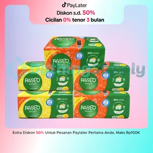 ( PAKET 5 PCS ) Tissue Facial Paseo Smart 540 Helai - 3 Ply / Tisu Wajah Halus 540 Helai