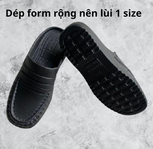 Dép bít mũi.Dép sục lười nam chất liệu siêu nhẹ êm chân-Bảo vệ đôi chân khi làm việc DéP GiàY