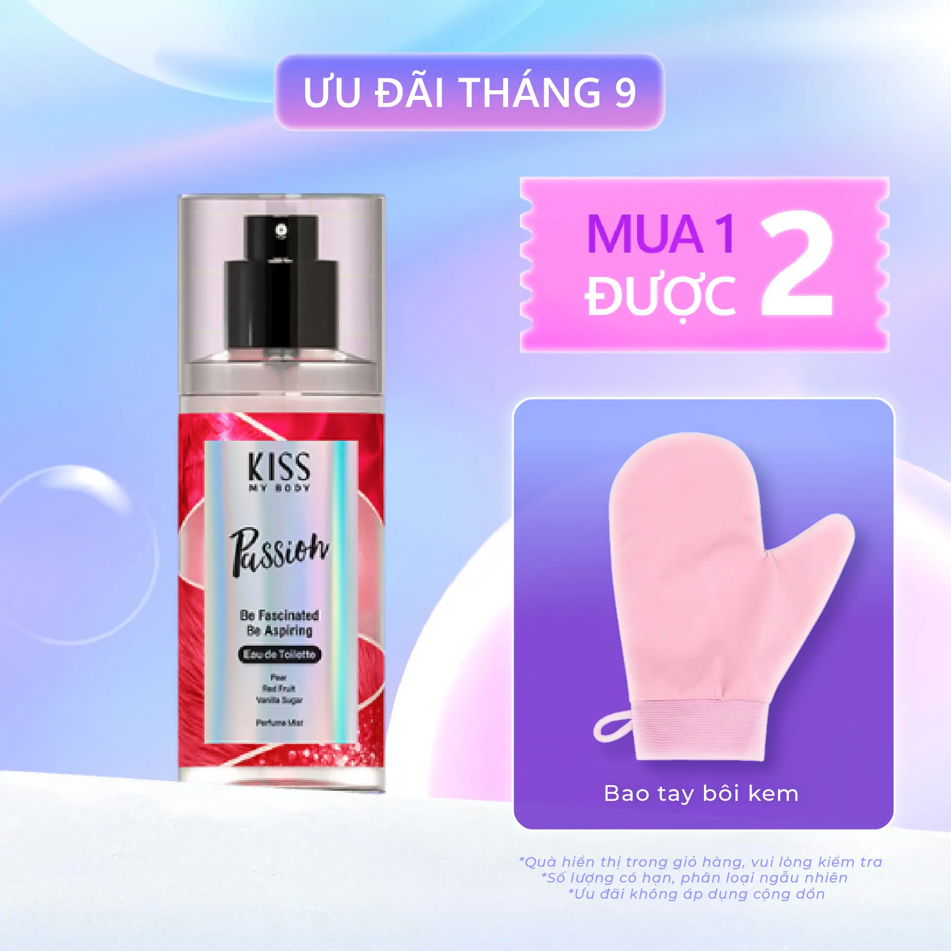 Xịt Thơm Toàn Thân Kiss My Body Passion 88ml