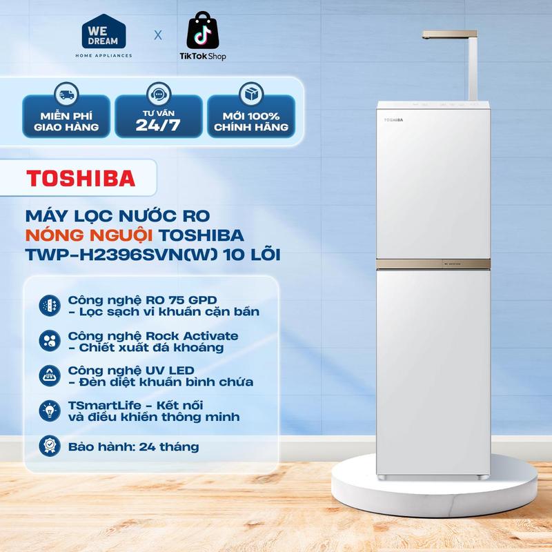 TWP-H2396SVN(W) - Máy Lọc Nước RO Nóng Nguội Toshiba TWP-H2396SVN(W) 10 Lõi