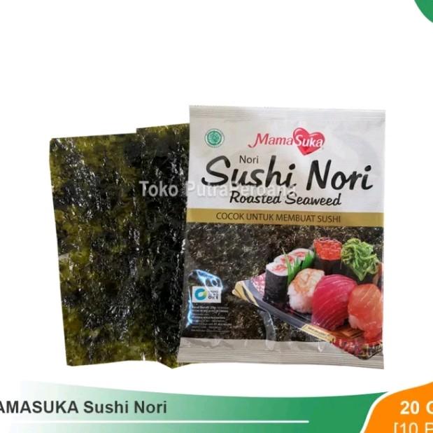MamaSuka - Sushi Nori 20 gr ( isi 10 lembar  ) Seaweed 0