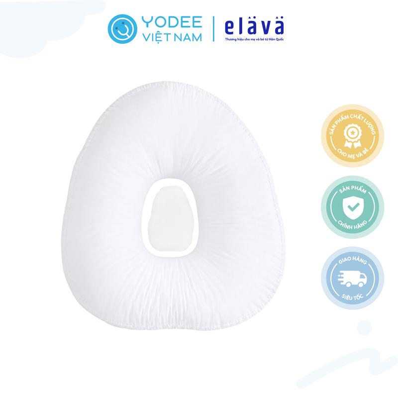 Elava Combo gối chống trào ngược cho bé sơ sinh chất liệu bông Huvis kháng khuẩn