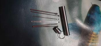 Product Review of AZAHRA KOREK KUPING STAINLESS 6in1 PLUS WADAH TABUNG ALAT PEMBERSIH TELINGA EAR CLEANER KOTORAN SET from @**y 0