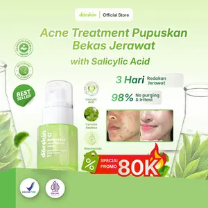 Dorskin BeterSkin Acne Calming Serum 20ml - Serum Perawatan Wajah Berjerawat & Bruntusan dengan Niacinamide, Salicylic Acid & Centella Asiatica