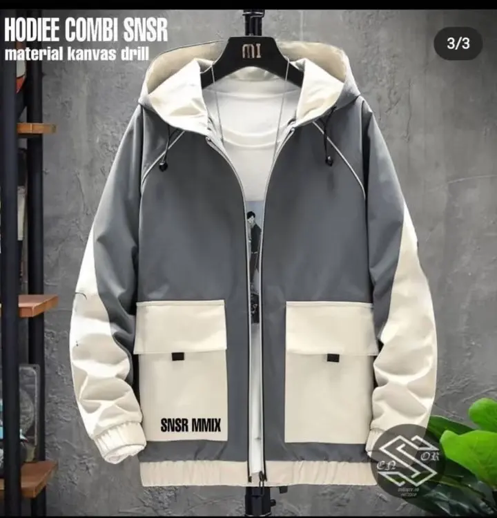Jaket Hoodie Combi Kanvas Drill 5.1 2