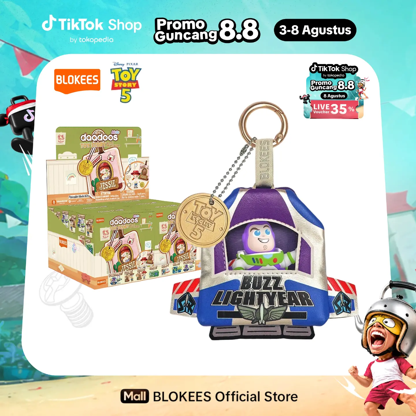 [NEW] Blokees Toy Story daadoos Mate 01 - Plushie Memories