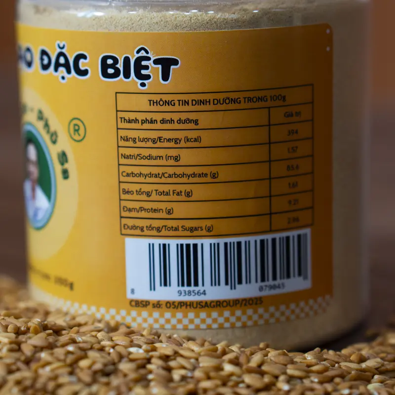 Thính Gạo Đặc Biệt Chú Lâm - Phù Sa 350g An Toàn Vệ Sinh Thực Phẩm 2