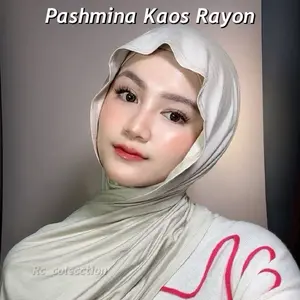 ￼PASHMINA KAOS RAYON SIZE 180x75 | HIJAB KEKINIAN| HIJAB TERBARU Muslim Kerudung