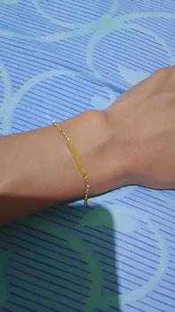 Product Review of THIQLA - Gelang Serut Wanita FASL - Gelang Kecil Tipis Mirip Gelang Emas Model 2025 - Gelang Aurel Mirip Gelang Titanium Wanita Anti Karat from r**3 2