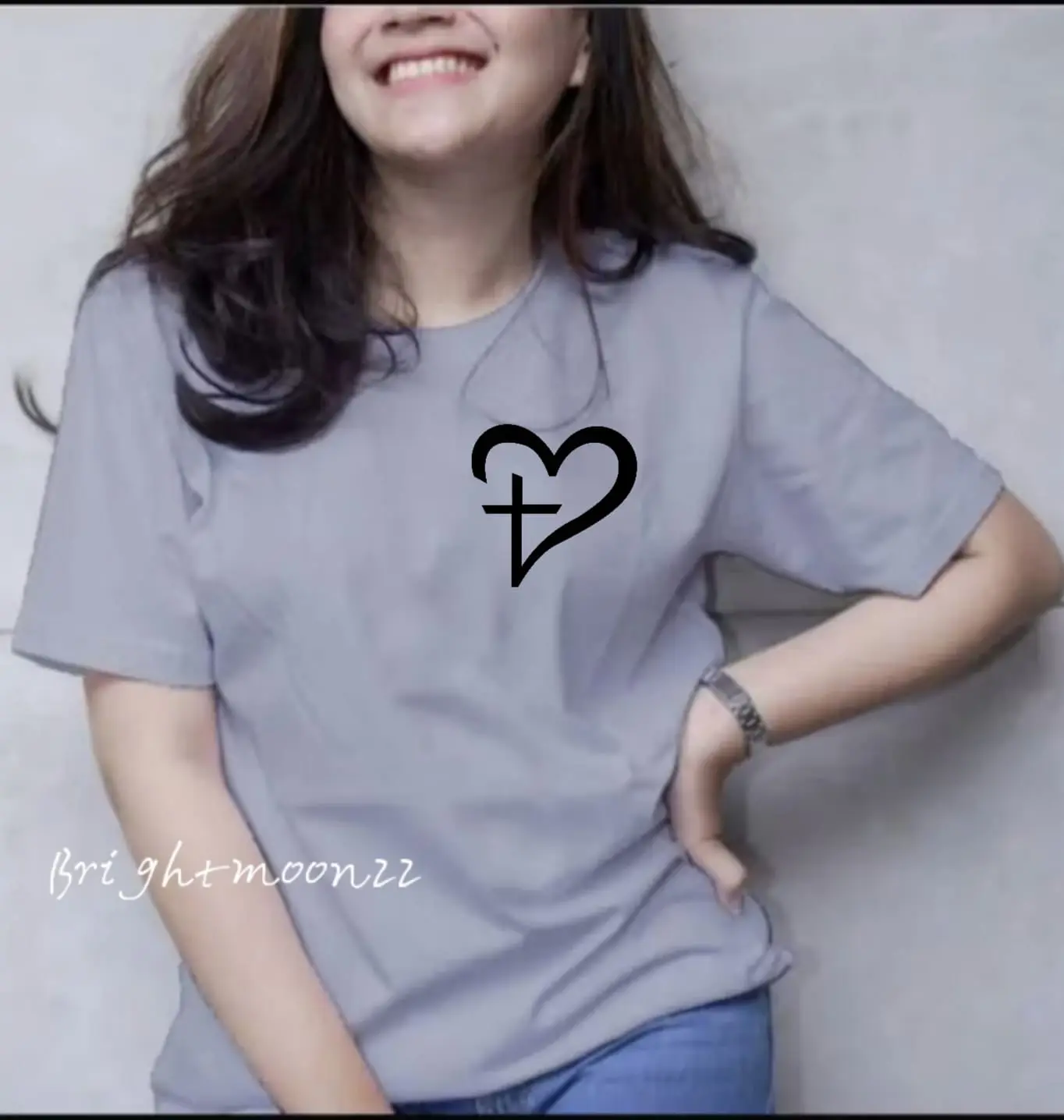 KAOS OBLONG LOVE SALIB/POLOS PRIA DAN WANITA
