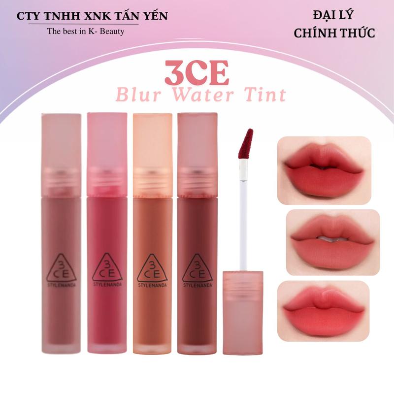  Son Kem 3CE Blur Water Tint 4.6g  Sepia - Laydown - Early Hour  