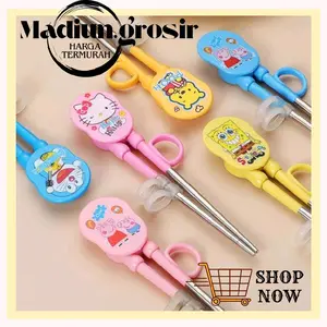 Sumpit Anak Karakter Hello Kitty dan Doraemon ...