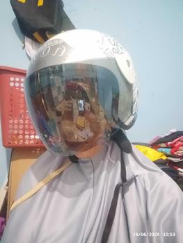Product Review of Helm Dewasa Half Face evolution Motif Note Murah PREMIUM Kaca from A**h 0