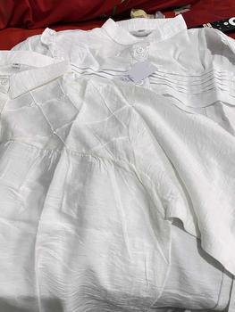 Product Review of Malayin19 Mecca blouse kemeja wanita polos linen kekinian Baju kerja atasan panjang muslim dewasa Casual Formal Kerah Nyaman Basic Santai from S**🐣 0